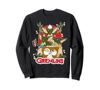 Gremlins Popcorn Felpa, Unisex per Adulti, Nero, XL
