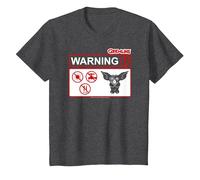 Gremlins Warner Maglietta, Bambini, Grigio Scuro, 12 Anni