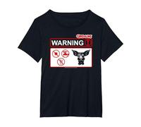 Gremlins Warner Maglietta, Donna Plus-Size, Nero, 4X