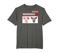 Gremlins Warner Maglietta, Uomo Taglie Grandi, Asfalto, 6X Tall