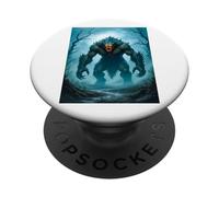 Grendel, Beowulf, palude oscura, mostro mitologico, primordiale PopSockets PopGrip Adesivo