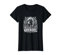Grendel Night Hunger Walks Horror Beast Myth Maglietta con Stampa Grafica Economica