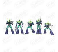Grendizer Vegan Soldiers Figura Set (5) Figura Plastoy
