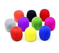 Grendly 20 custodie per microfono colorate, per cuffie e cuffie in schiuma per microfono