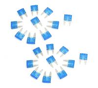 Grendly 20 x mini fusibili a lamella per fusibili auto piatti 15 A blu