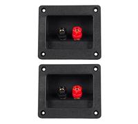 Grendly 2PCS 90X78mm Legatura Post Tipo Speaker Box Terminale Cup Board
