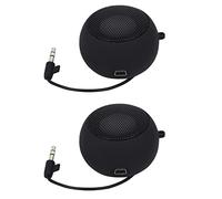 Grendly 2X Mini Altoparlante Portatile Ricaricabile Altoparlante da Viaggio con Ingresso AUX cablato Jack per Cuffie da 3,5 mm