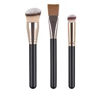 Grendly 3 pezzi Mini Up Pennello Professionale Polvere Sopracciglio Ombretto Up Pennello Set Portatile -Up Pennello