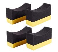 Grendly 4 X Ruote Sagomate Spugna Applicatore Giallo+Nero