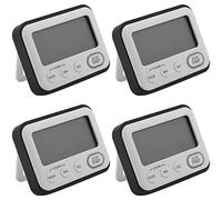 Grendly 4X per Il Conto Rovescia Digitale: Insegnanti Contatore di Classe Grande LCD Forte Clip Magnetica Bambini Orologio Semplice Mini Cronometro