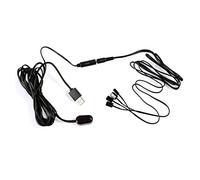 Grendly di prolunga a infrarossi IR per ripetitore a distanza a infrarossi, 1 ricevitore IR + 4 emettitori IR Kit ripetitore a infrarossi Remote USB Adatper