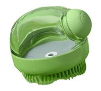 Grendly doccia per cani, per animali domestici, massaggiante con shampoo, per cani e gatti a pelo lungo, verde