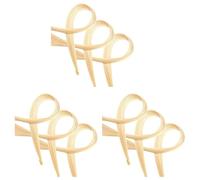 Grendly Kit di ricambio per capelli per arco di violino, 6 pezzi, 75 cm, strumenti per rifare i capelli, per arco musicale, capelli di violino, peli di cavallo, bianco