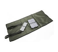 Grendly Tappetino pieghevole per pesca alla carpa, cuscino di protezione multi- + scatola portaoggetti pieghevole per pesca alla carpa