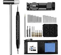 Grendly Watch Link Remover Kit Watch Tool Kit Link Remover Strumento di riparazione Strumento di regolazione orologio, Nero