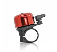Grenhaven Campanello per Bicicletta da Strada e Mountain Bike, Clacson in Alluminio per Scooter, MTB, BMX per Bambini Adulti, Piccolo, Suono Forte, per Manubri con Diametro di 1,98-2,39 cm, Rosso