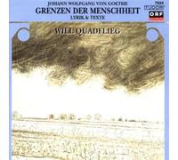J.W.V. Goethe - Grenzen Der Menschheit