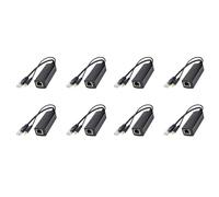 GREOHNMPAW 8X PS5712TG Gigabit Power al Ethernet Splitter 10/100 / 1000Mpbs RJ45 Supporto Splitter IEEE802.3 Af/At (30W) PoE