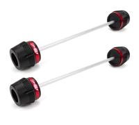 GREOINT Anti Crash Pad per Forza 750 NSS 750 XADV 750 2025 Motociclo Ruota Anteriore Posteriore Forcella Slider Protezione ASSE Forcella Crash Slider(750 Front Rear-Red)