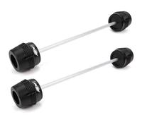 GREOINT Anti Crash Pad per Forza 750 NSS 750 XADV 750 2025 Motociclo Ruota Anteriore Posteriore Forcella Slider Protezione ASSE Forcella Crash Slider(XADV Front Rear-Black)