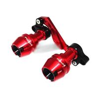 GREOINT Anti Crash Pad per FORZA350 NSS 750 350 300 Forcella Anteriore Ruota Caduta Marmitta Tubo Protezione Telaio Slider Telaio Protezione Antiurto(Rear Red)