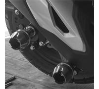 GREOINT Anti Crash Pad per FORZA350 NSS 750 350 300 Forcella Anteriore Ruota Caduta Marmitta Tubo Protezione Telaio Slider Telaio Protezione Antiurto(Rear Titanium)