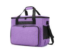 GREOPE Borsa da viaggio portatile per macchina da cucire, 42 x 26 x 33 cm, impermeabile, con kit di accessori, Viola, Portatile