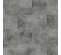 Gres24 Cemento SPC Grigio Scuro, Pavimento Effetto Cemento, Stone Polymer Composite, 30,5 x 91,5 cm, Spessore 5mm incluso materazzino fonoassorbente di 1mm, Per Interni (2,23m² per scatola)