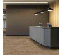 Gres24 Quercia SPC Nizza, Pavimento Effetto Legno, Stone Polymer Composite, 22,86 x 149,3 cm, Spessore 7mm incluso materassino fonoassorbente di 1mm, Per Interni (2,052m² per scatola)