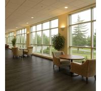 Gres24 Quercia SPC Noce Scuro, Pavimento Effetto Legno, Stone Polymer Composite, 22,86 x 149,3 cm, Spessore 7mm incluso materassino fonoassorbente di 1mm, Per Interni (2,052m² per scatola)