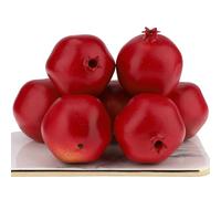 Gresorth 6pcs Artificiale Melagrana Decorativo Falso Frutta Casa Festa Festival Decorazione