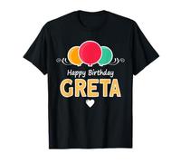 Greta auguri di buon compleanno Maglietta
