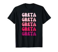 Greta Name Design Maglietta
