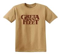 Greta Van Fleet - T-Shirt # Xl Unisex Yellow # Logo