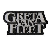 Greta Van Fleet Toppa termoadesiva con logo in tessuto, nero/grigio, Taglia unica