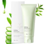 Greteam Purifying Peeling Gel, Green Tea Exfoliating Scrub, Tender Exfoliating Scrub, Gel esfoliante per la pelle, gel Tender Exfoliating Blackhead, idratante Skin Give (1 pezzo, 60 ml)
