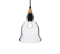 Gretel sp1 lampadario classico in vetro con forma a campana 60w
