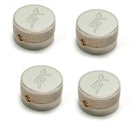 Gretsch 922-1023-000 Knob, Most Models, G'' Logo, Chrome, confezione da 4