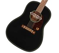 Gretsch Deltoluxe Dreadnought Black Top WN Tortoiseshell Pickguard Electro-Acoustic Guitar