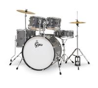 GRETSCH DRUMS RENEGADE 22" GREY SPARKLE BATTERIA STANDARD CON PIATTI E SGABELLO