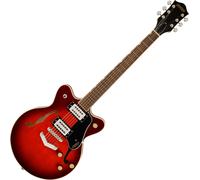 Gretsch G2655 Streamliner CB Jr. DC LRL Claret Burst Chitarra Semiacustica