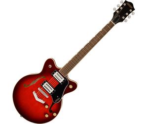 Gretsch G2655 Streamliner CB Jr. DC LRL Claret Burst Chitarra Semiacustica