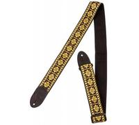 Gretsch Guitar Strap 922-0060-103, Diamante, Fine: Nero