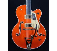 Gretsch Nashville Hollow Body with String-Thru Bigsby Orange Stain - Chitarra semiacustica