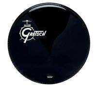 Gretsch Pelle per grancassa Ambassador Ebony 26'' Logo spostato a sinistra GRDHEB26O
