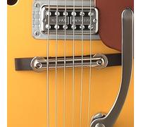 Gretsch Rocking Bar Bridge Assembly Chrome with Ebony Base - Parti di ricambio per chitarra