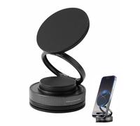 GRETY 1 pezzo Ultra Sottile in Metallo Porta Cellulare Auto Magnetico, Supporto Telefono Auto 360° Rotazione, Porta Accessori per Camper per Tutti Smartphone