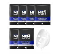 GRETY 6 Pezzi Bio Collagen Real Deep Mask, viso Maschera, Overnight Firming Anti Wrinkle Lifting Mask, Film di collagene puro, Maschera Idratante, Mirato Alla Pelle Secca, Opaca e Non Compatta