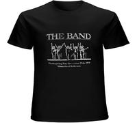 Greucy-Dark The Band The Last Waltz Men T-Shirt Printed Camiseta Tee Top Black XL