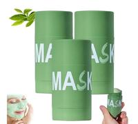 Grevea Green Tea Deep Cleanse, Maschera in Stick Al Tè Verde, Rimuove I Punti Neri Con Vitamina E, Idrata, Riduce Il Sebo, Per Tutti I Tipi Di Pelle (3pcs)